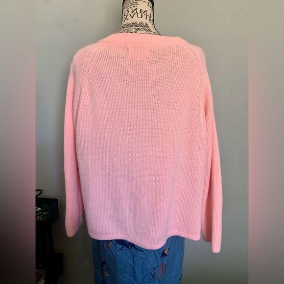 Vintage Risa Pink Cardigan Sweater. - Picture 7 of 7